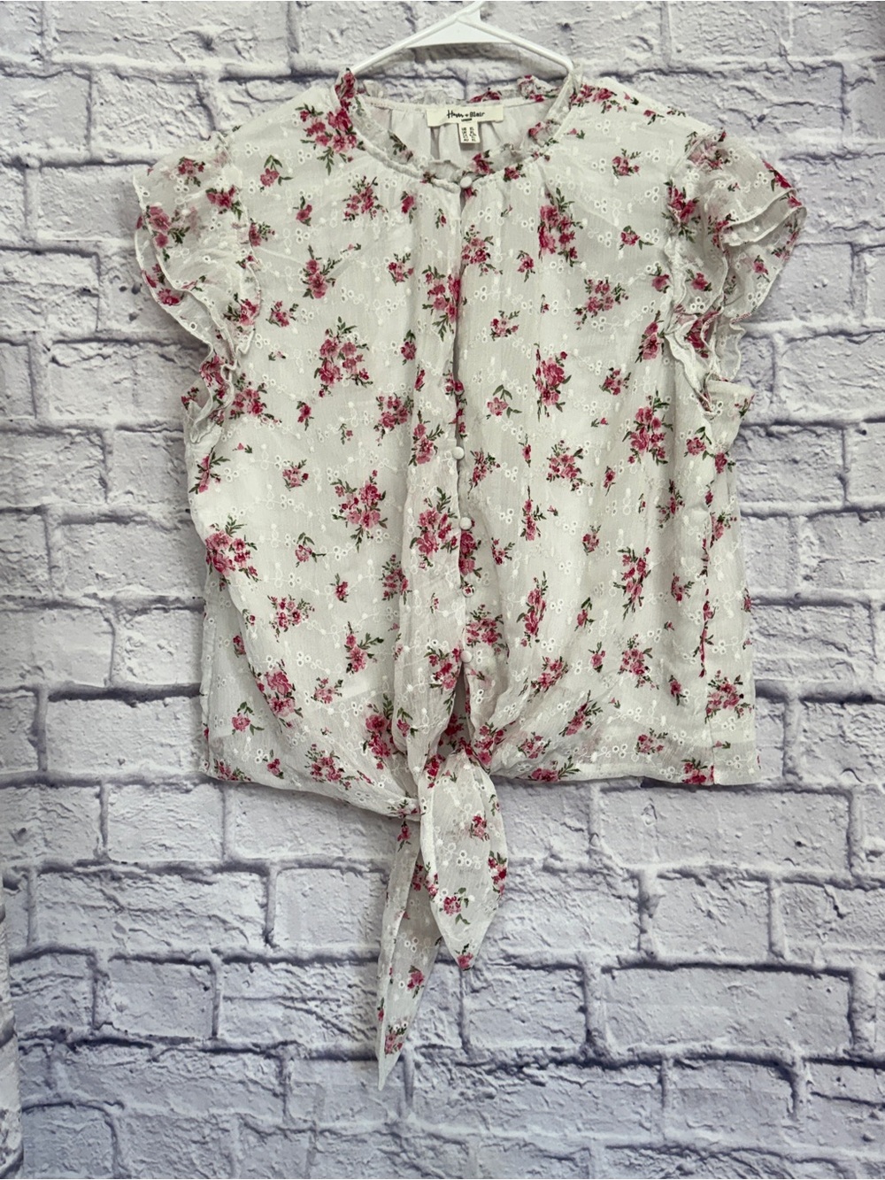 Haver & Blair blouse Tie-Front Blouse